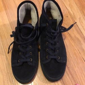 APC fur lined shoes